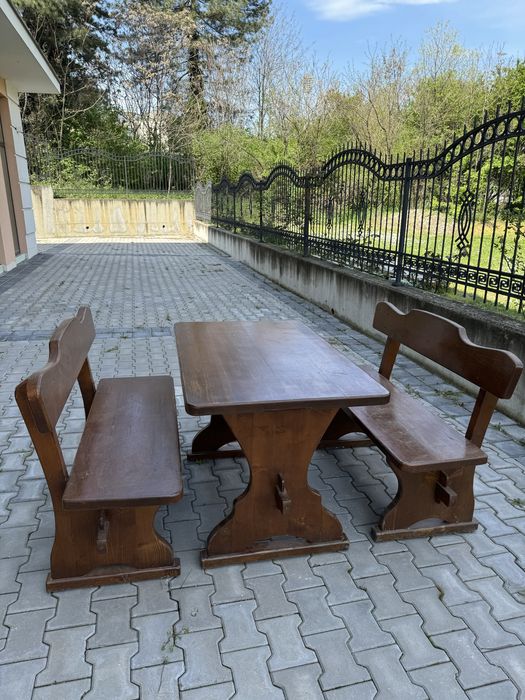 Дървени маси, тип-бавария