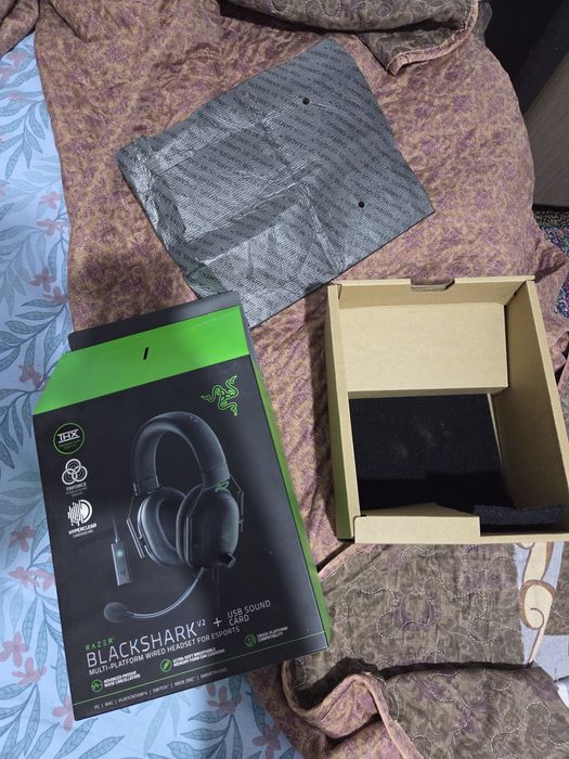 Razer blackshark v2 + USB sound card