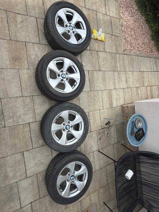 Set 4 Jante OEM BMW Styling 306 + Anvelope Iarnă Pirelli 205/60 R16 – F30 E90