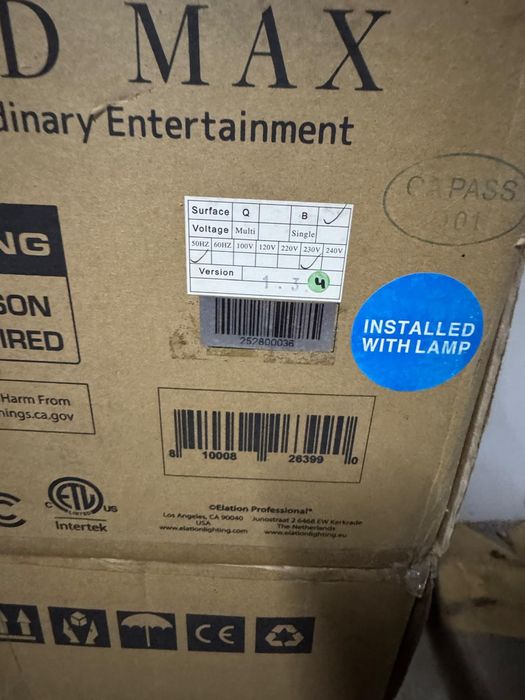 Moving head (Proiector,  lumini scena) Elation Proteus Hybrid MAX