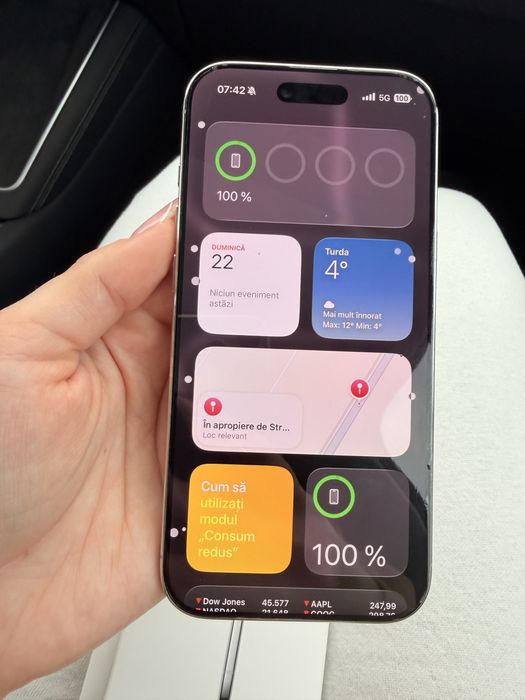 Vand Iphone 17 air cloud white 256gb cu garantie baterie 100%