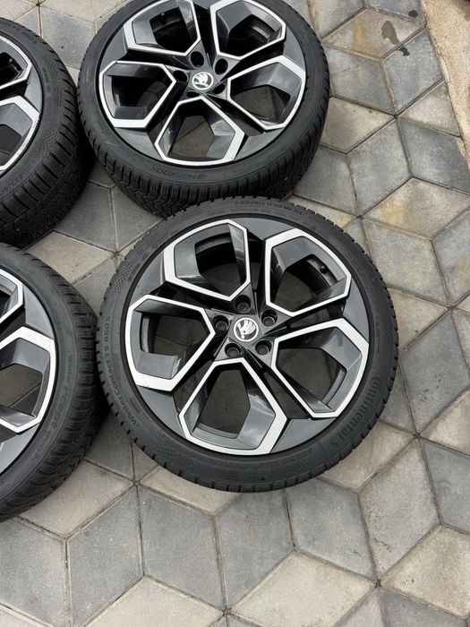 Jante Orig”Skoda RS R19(5x112)”~Octavia/Superb/Kodiaq/Karoq/Yeti/Vw/Seat/Audi~Culoare Deosebita