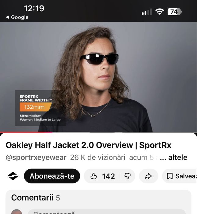 Ochelari Oakley half jacket 2.0 noi