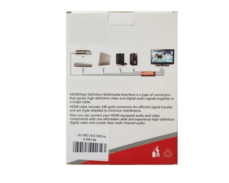 Cablu HDMI2.0 tata 5m 4K CABLU HDMI 4K Cablu HDMI 2.0 5m