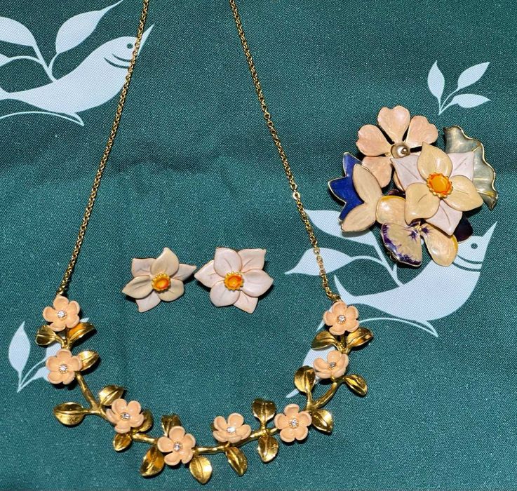 Винтажный дизайнерский комплект украшения от MOMA NY