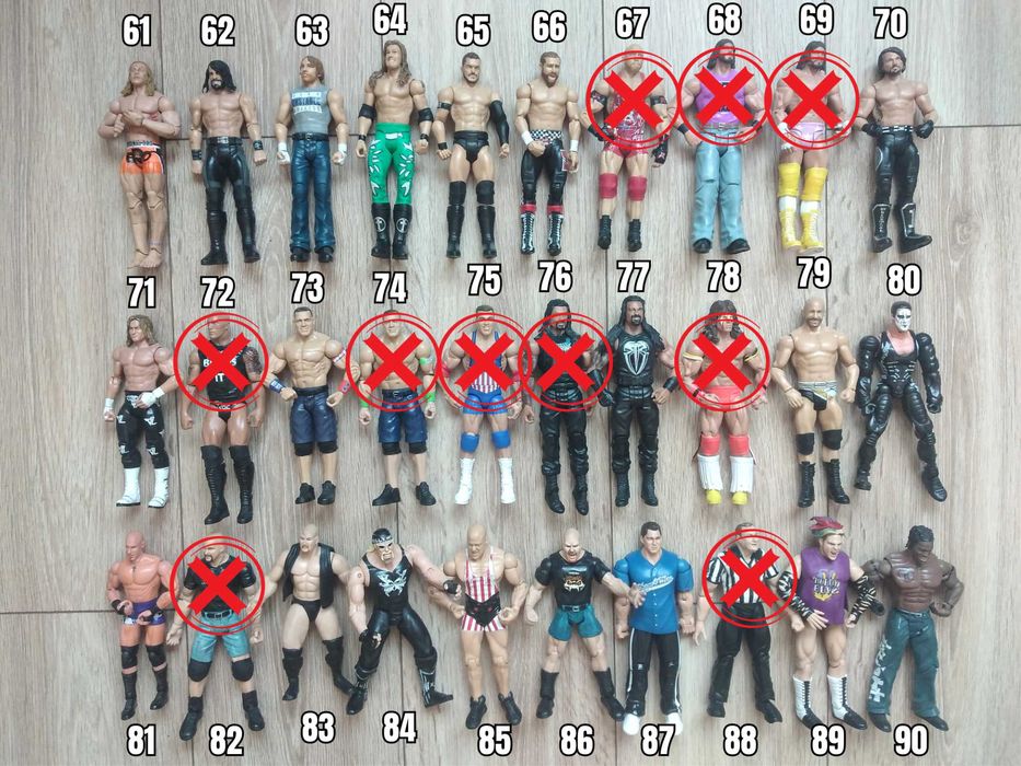 WWE Кечисти Екшън Фигурки Кеч Аксесоари Играчки Картички John Cena 1/3
