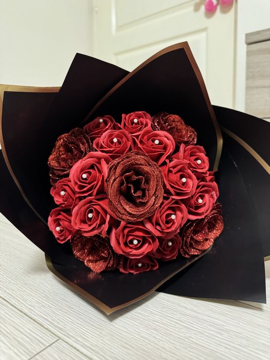 Buchet de trandafiri din sapun