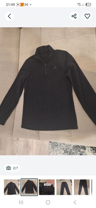 Pulover dechatlon(nou)+pantaloni trening Nike,12-13 ani