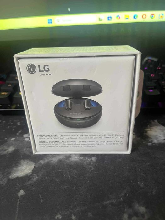 Безжични слушалки LG Tone Free DFP8, In-Ear, Bluetooth,