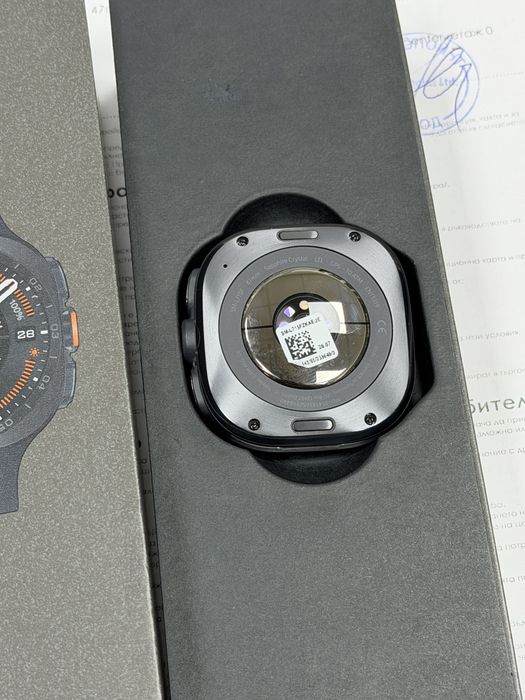 ЧИСТО НОВ 47mm Samsung Galaxy watch Ultra 2 Experiene Store Гаранция 2028 г.