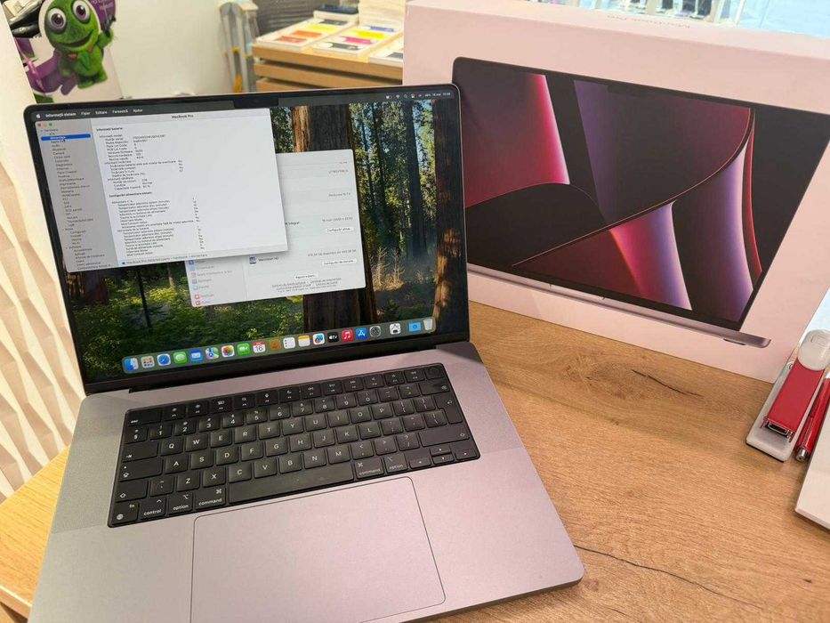 MacBook Pro 16 2023 Apple M2 Pro 16GB 512GB SSD Space Grey 92% Baterie Cutie Factura Garantie Buy Back