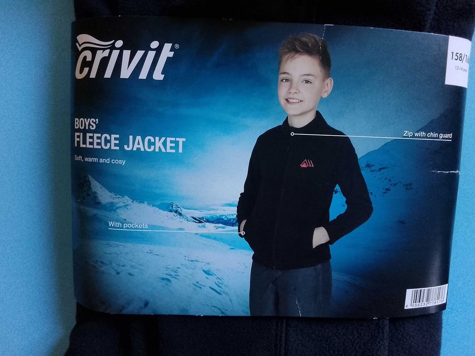 Полар с цип за момче 158/164 - НОВ