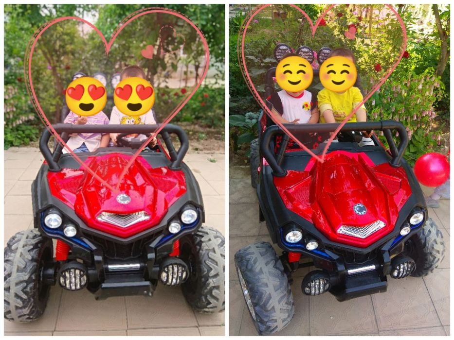 Elektron bolalar mashinasi holati yangiday