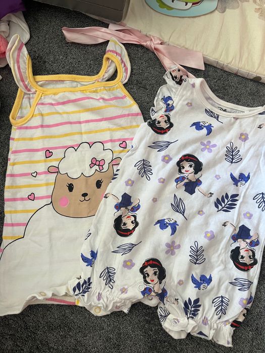Голям ЛОТ Летни Дрешки за момиче размер 62-68