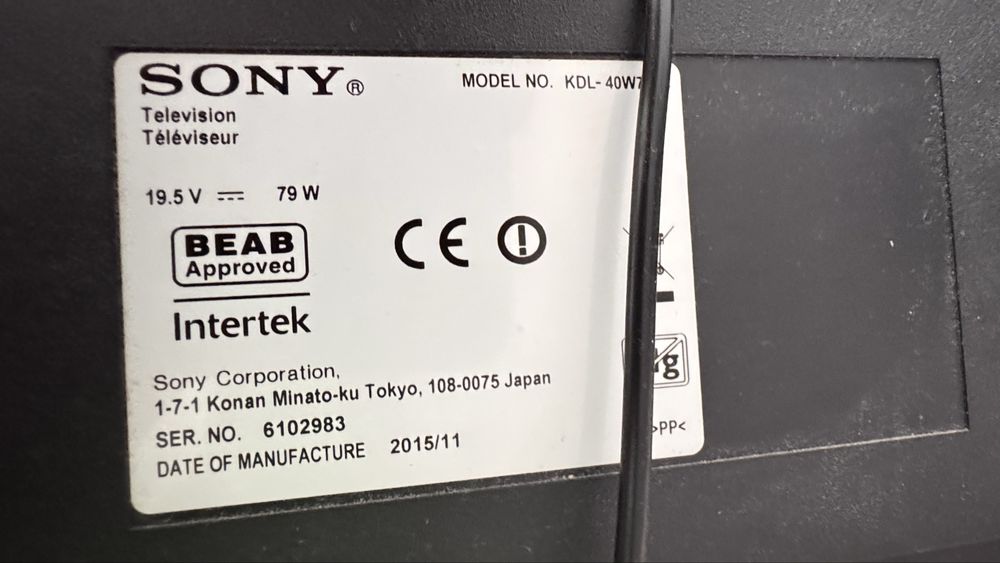 TV Sony Bravia 102 cm Full HD + Google Chromecast