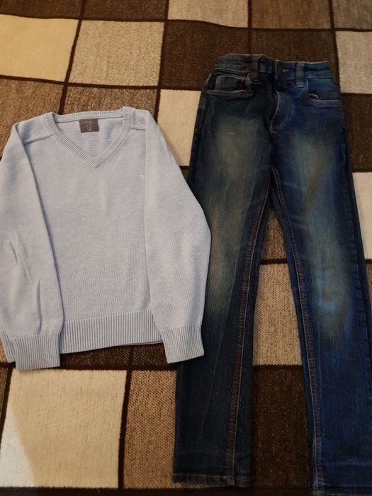 Lot haine băieti, 10-11 ani:geaca, pantaloni, bluze