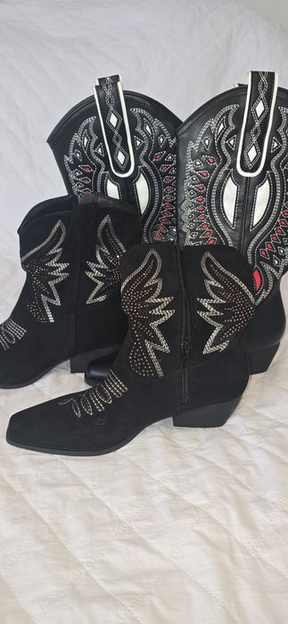 НОВИ , Дамски ботуши , Бродерия