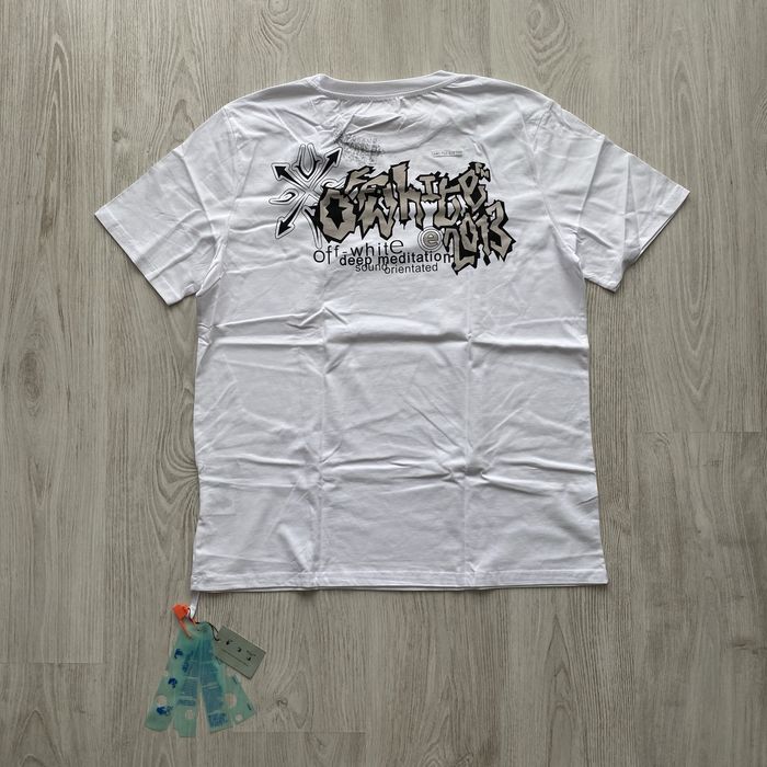 Tricou Off-White Alb XL