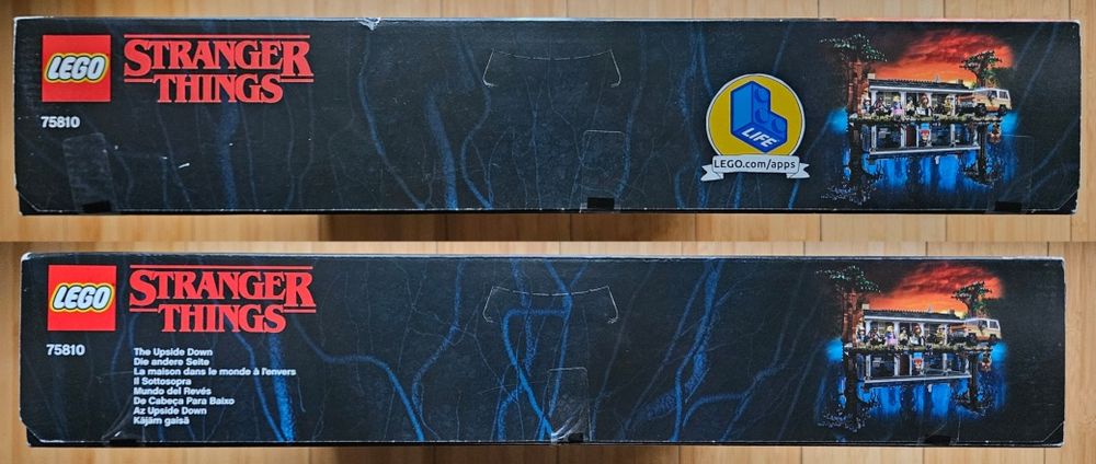 Set LEGO SIGILAT 75810 The Upside Down Stranger Things