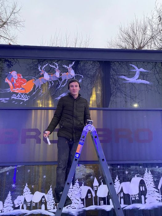 Oynaga rasm chizamiz yangi yila l Xudojnik, rassom