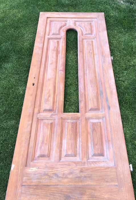 Входна врата дъб масив