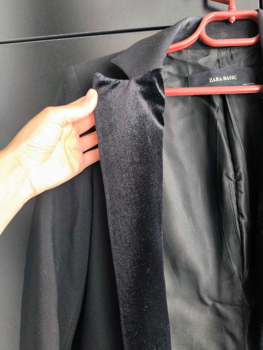 Черно Сако Zara Basic XS
