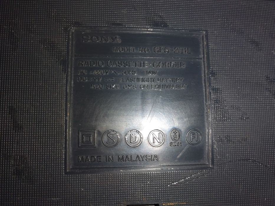 Касетофон Сони оригинален японско