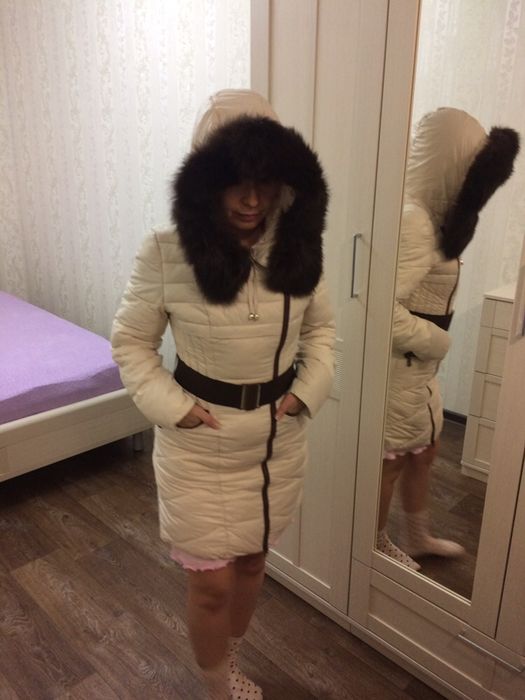Пуховик зимний женский