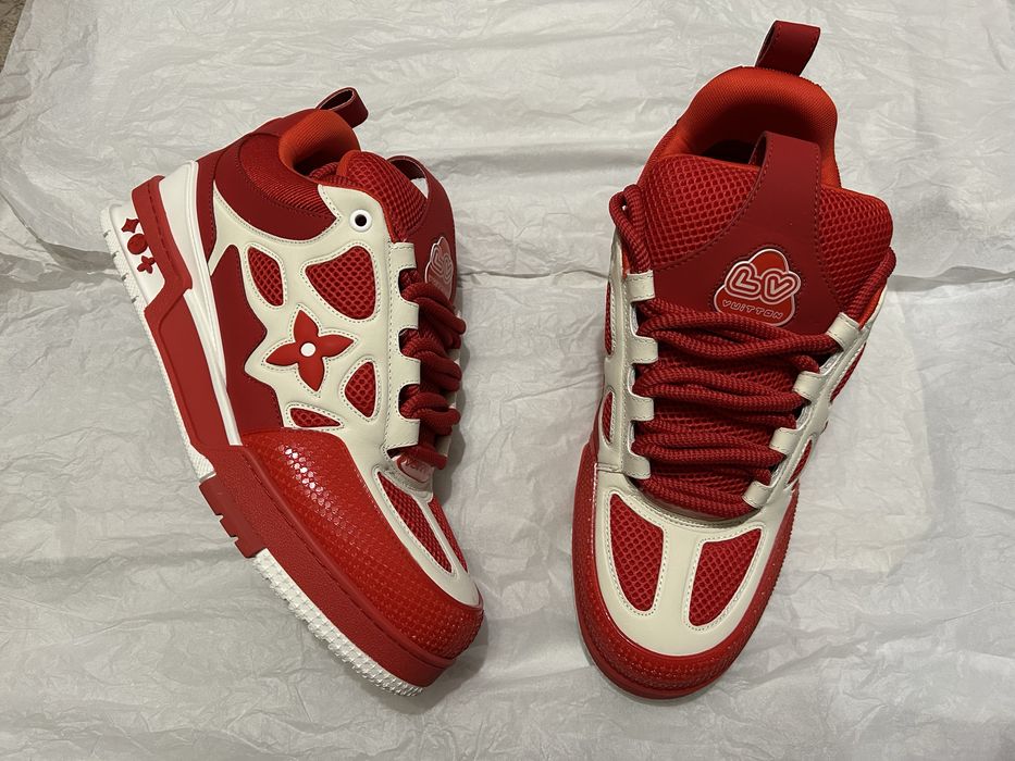 Adidasi Louis Vuitton Skate Red