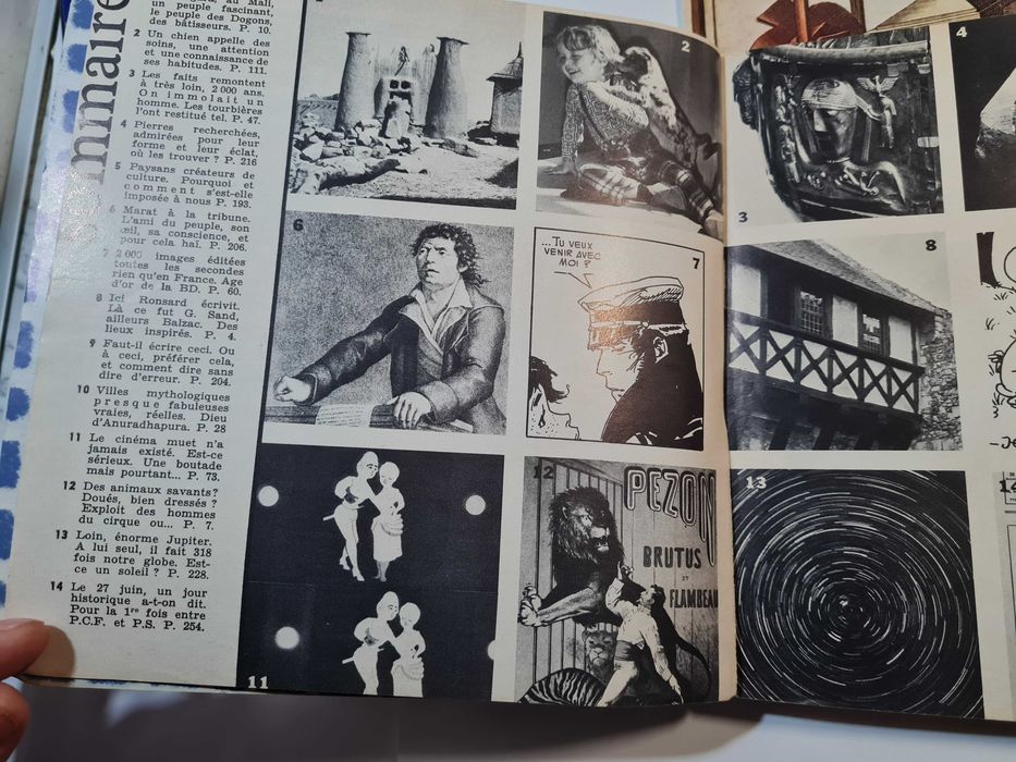 revista „Almanach de L'Humanité” - 1973 (+ calendar) + Bonus