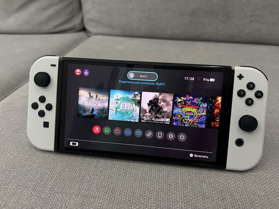 Прошитый Nintendo Switch Oled