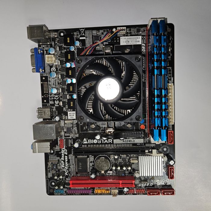 Placa baza + Processor + Ram