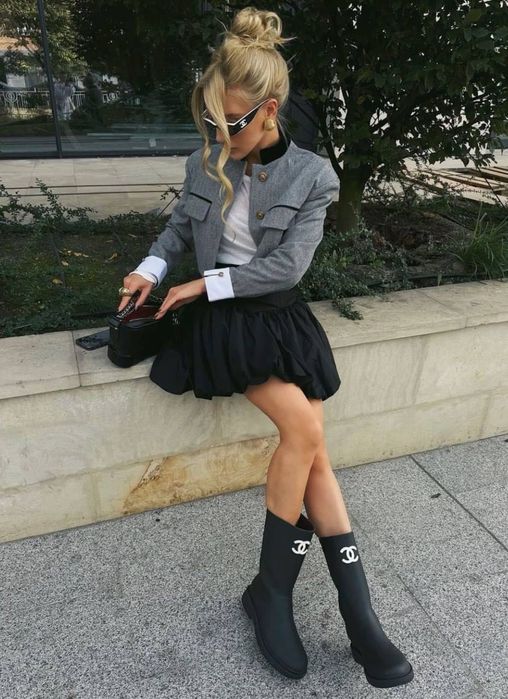 Дамски ботуши Chanel 37; 38