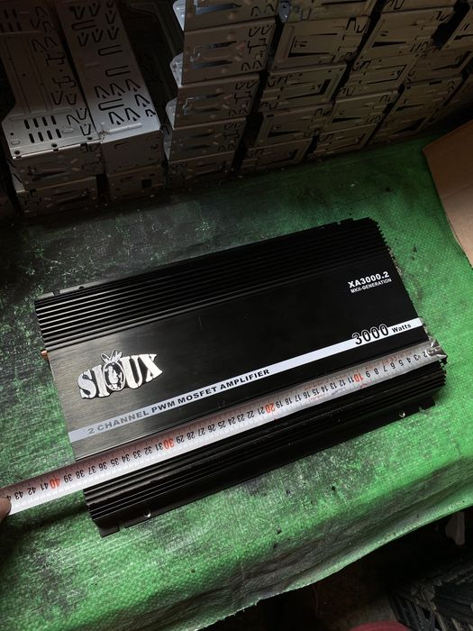 SIOUX Audio (USA)(Индианската Глава)  - КОМПАКТЕН и МОЩЕН Бас усилвател стъпало за кола авто