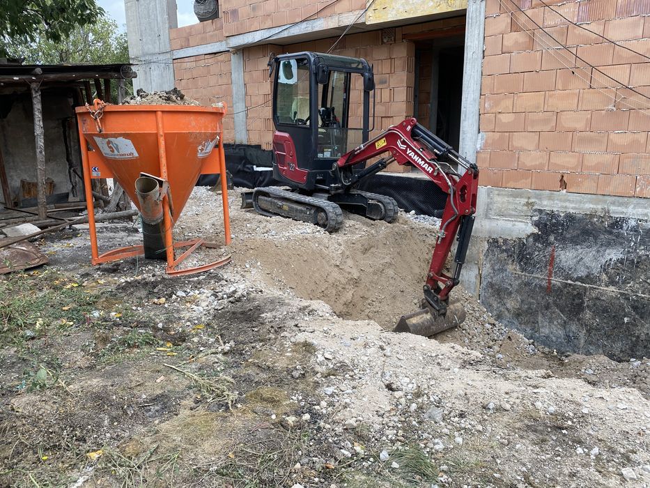 Услуги Мини Багер и Самосвал за София и околните села