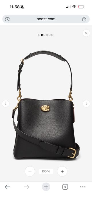 Coach Willow bucket оригинална дамска чанта
