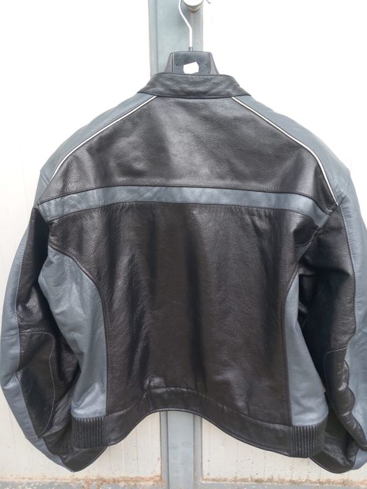Jacheta Motocicleta De Piele