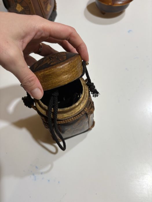 Set cutii artizanale din lemn – Asia – lucrate manual, decorative