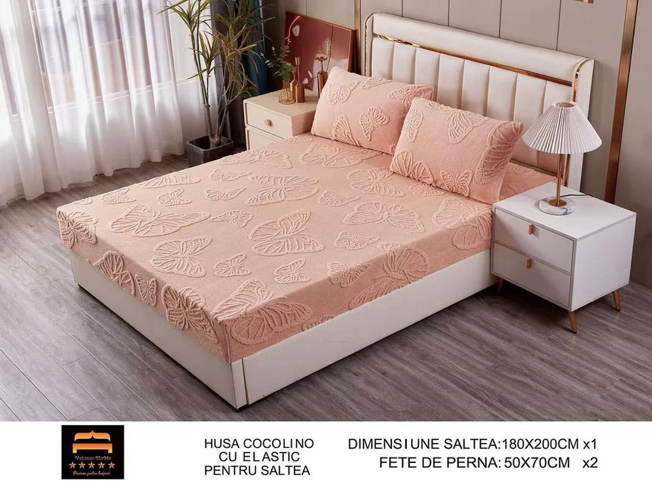 Husa de pat cocolino pufoasa