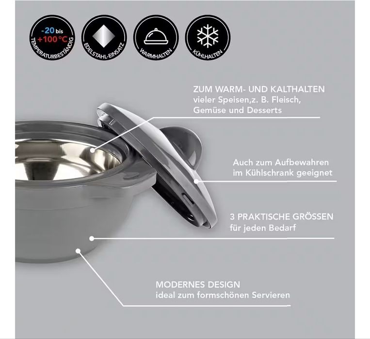 SET de 3 boluri termice MAXXMEE.