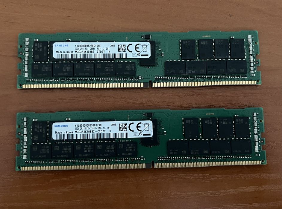 Kit Memorii DDR4 Samsung 64GB(2x32) 2666V ECC Registered Server/Workstation