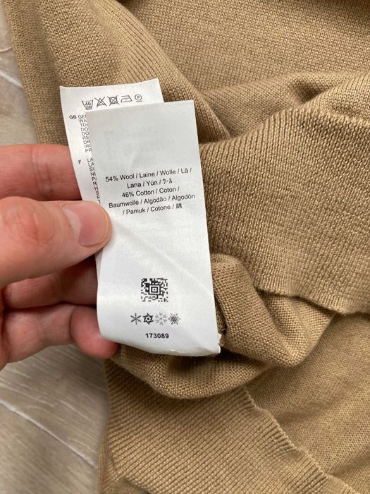 Fred Perry мъжки кафяв пуловер вълна и памук размер XXL