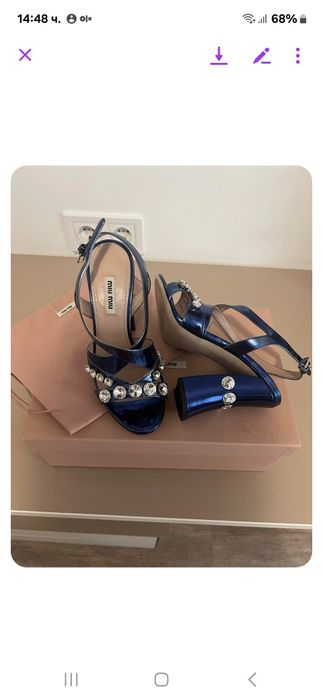 MIU MIU оригинални сандали на марката
