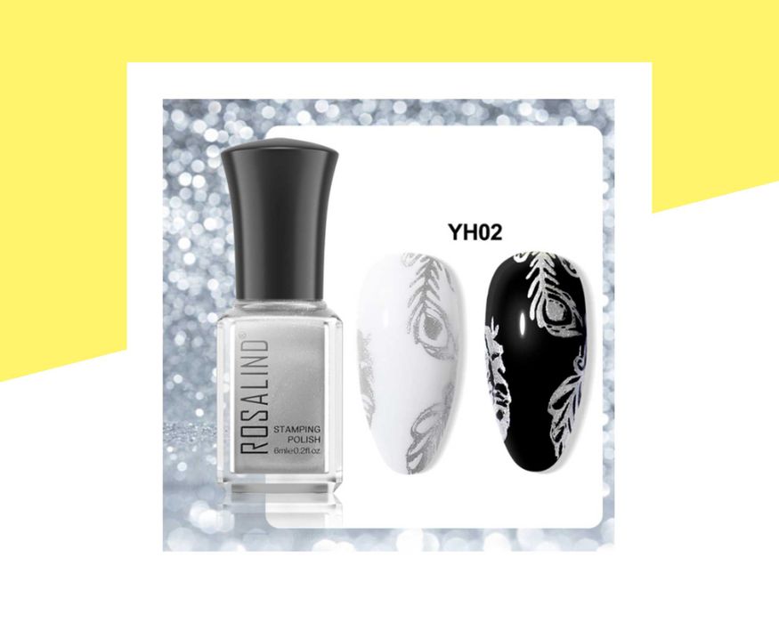 UV/LED Цветен лак/олио за печати ROSALIND