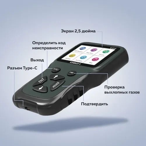 Мультимарочный автосканер OBD2! Доставка!