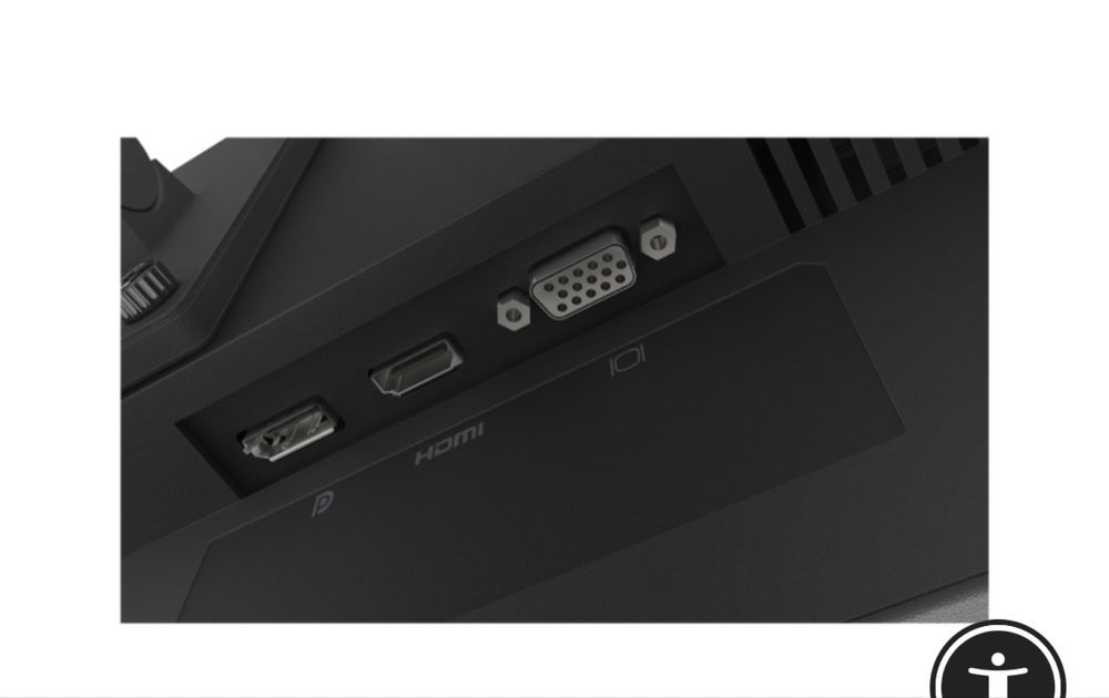 Monitor LED IPS Lenovo ThinkVision 23.8", Full HD, DisplayPort, Negru