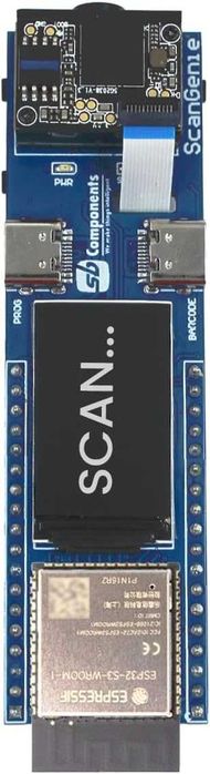 ScanGenie: ESP32 базиран QR/баркод скенер модул с WiFi и Bluetooth
