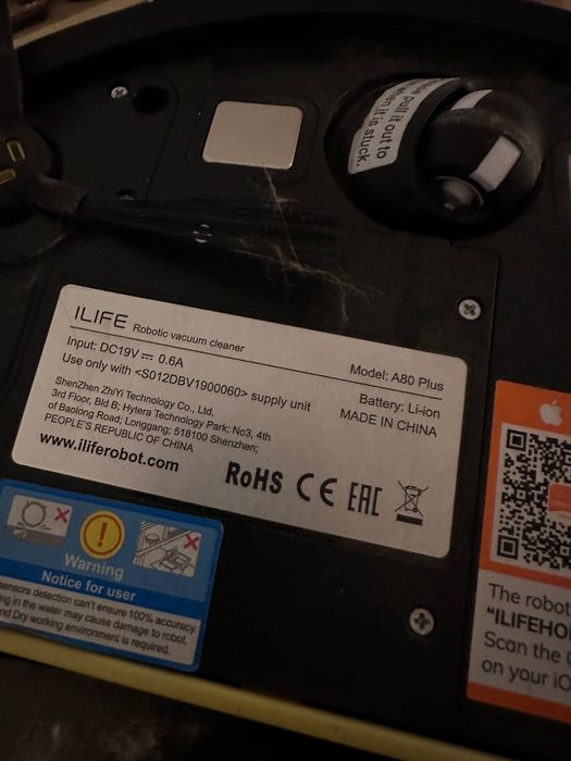 Робот прахосмукачка ILife A80 plus