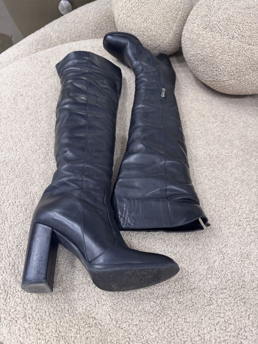 Дамски ботуши чизми от естествена кожа