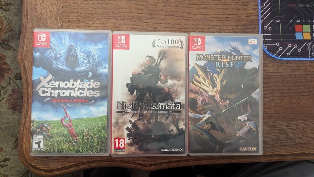 Продам картриджи для Nintendo switch